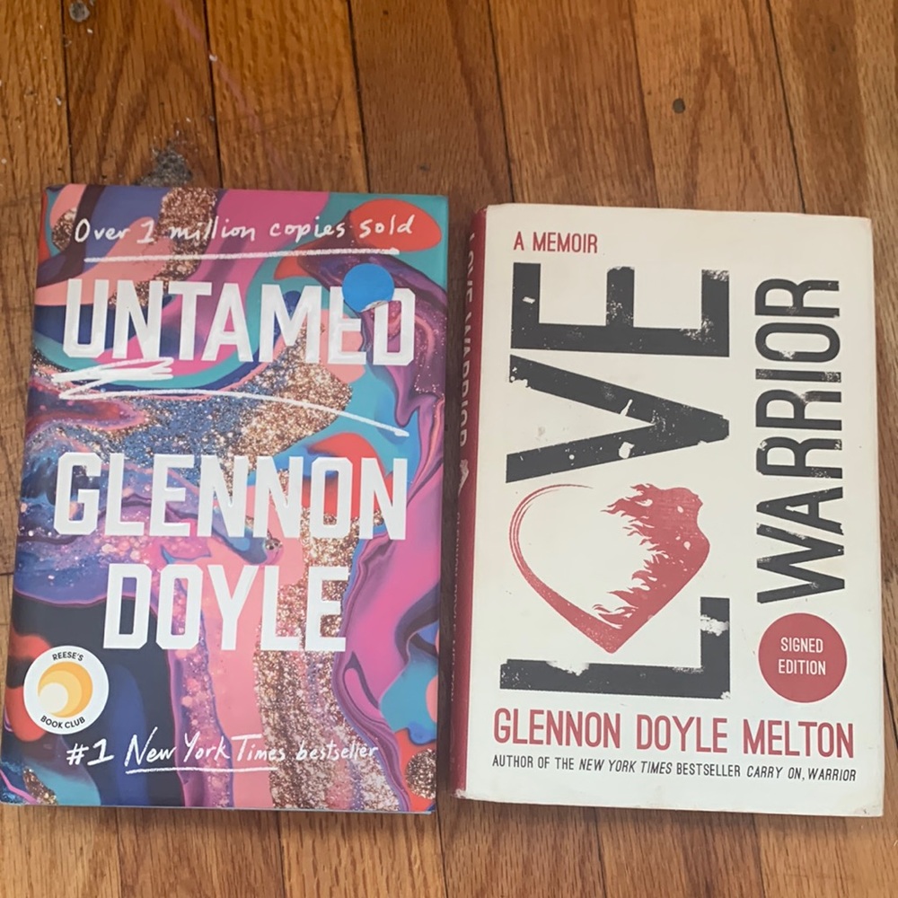 Untamed & Love Warrior SIGNED hardcovers first edition